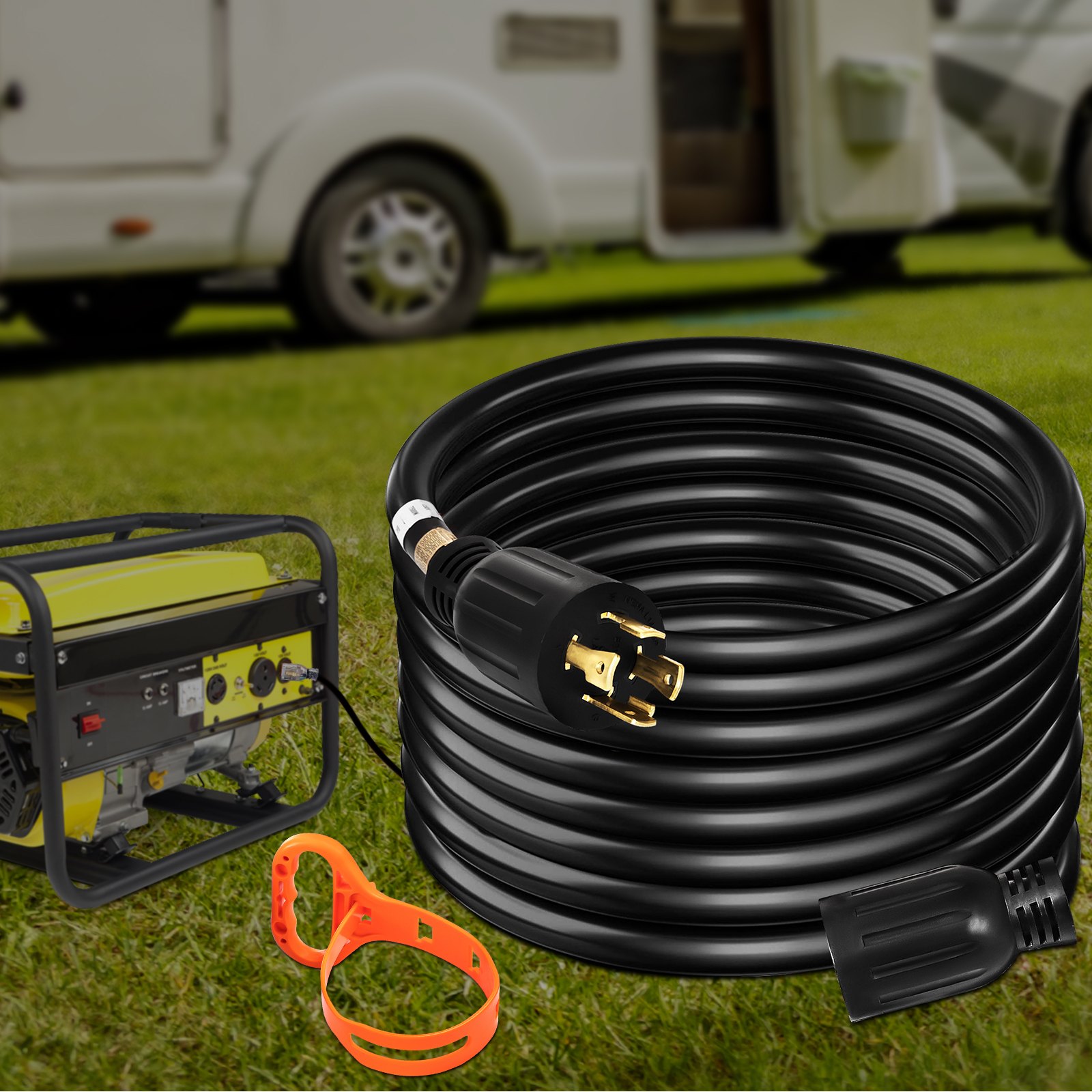 VEVOR BestWelder Generator Extension Cord 20 Foot 10 Gauge Extension