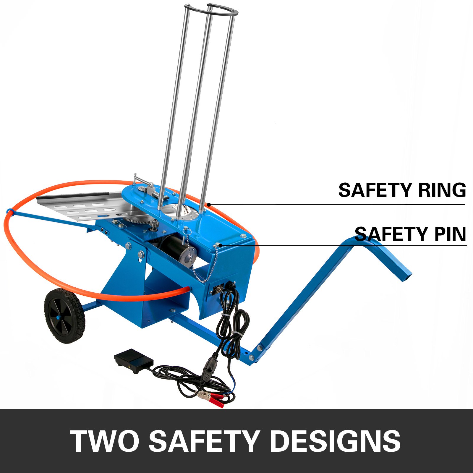 Clay Pigeon Thrower 50 Clay Capacity Skeet Throwers Clay Thrower With Wheels VEVOR US