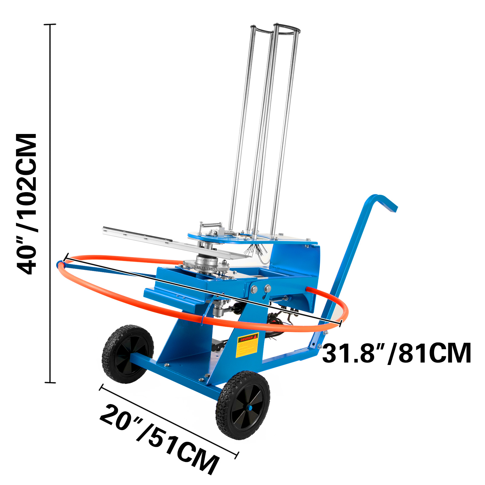 Clay Pigeon Thrower 50 Clay Capacity Skeet Throwers Clay Thrower With Wheels VEVOR US
