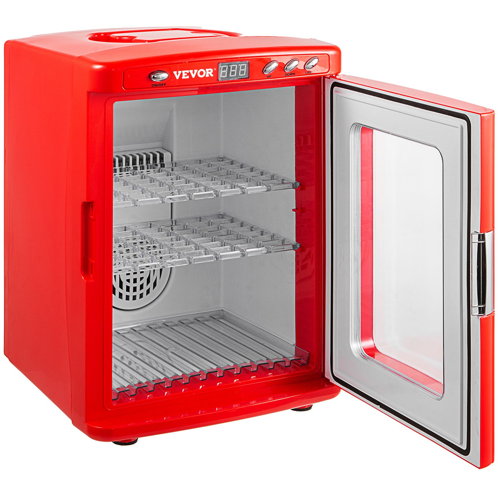 VEVOR Red Reptile Incubator 25L Scientific Lab Incubator Digital