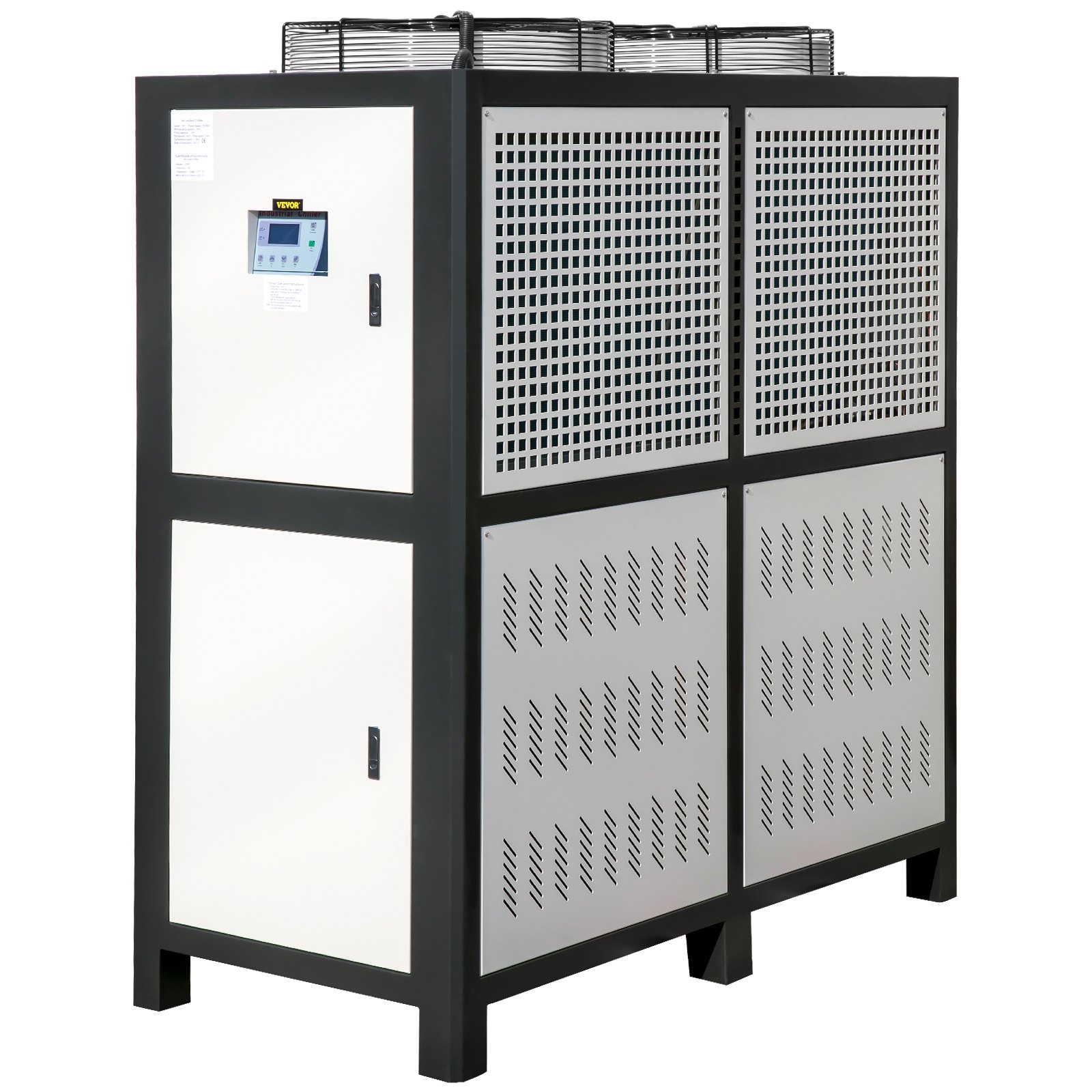 VEVOR Water Chiller 15Ton, Capacity Industrial Chiller 15Hp, AirCooled