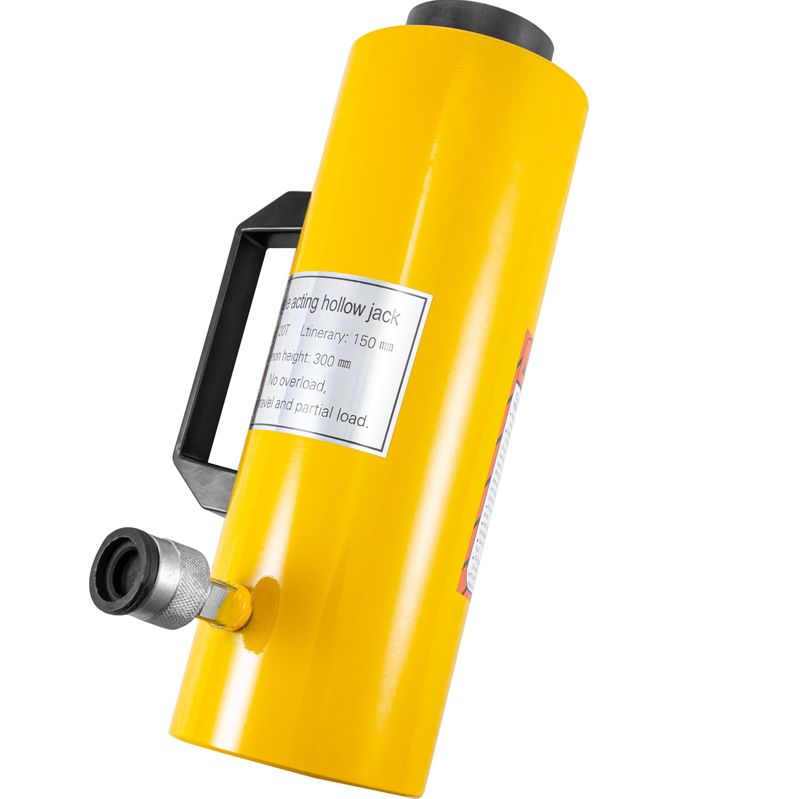 Vevor Hydraulic Cylinder Jack Hollow Ram Hydraulic Cylinder 20ton 6
