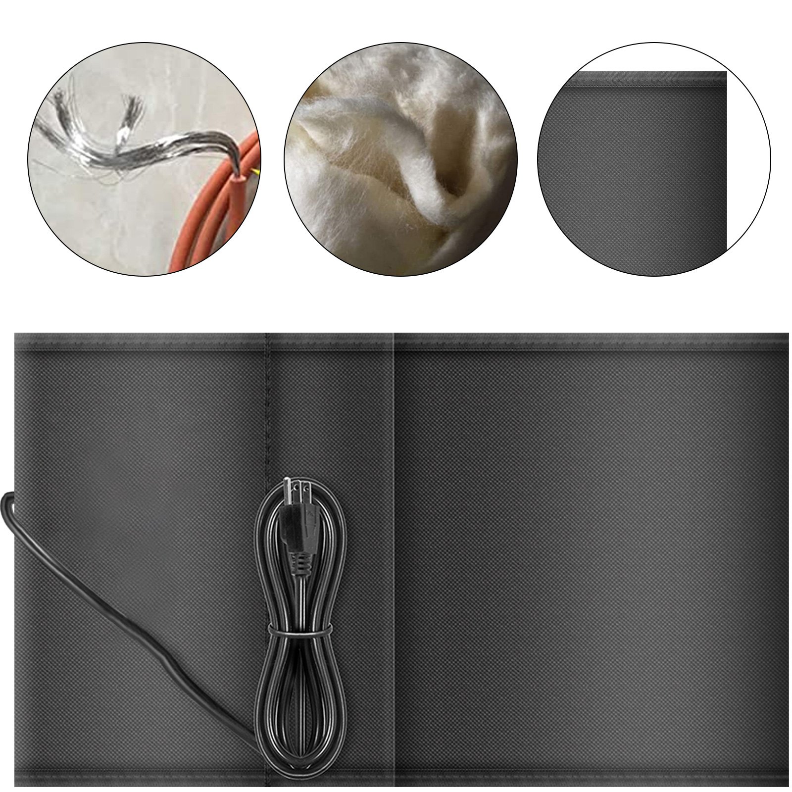 VEVOR Bee Blanket 5 Gal Barrel Heater, 110V Honey Bucket Heater