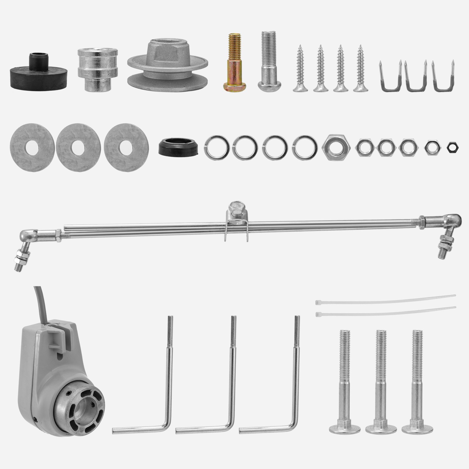 VEVOR Sewing Machine Servo Motor, 550W 110V 4500rpm Brushless Servo