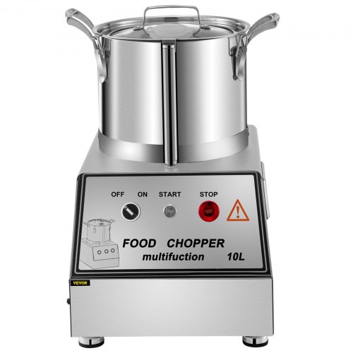 VEVOR 110V Commercial Food Processor 10L Capacity 1100W Electric Food ...