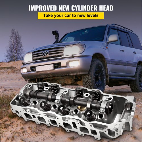 VEVOR Complete Cylinder Head for 8595 22R 22RE 22RE 2.4L SOHC Pickup 4Runner Speed VEVOR US