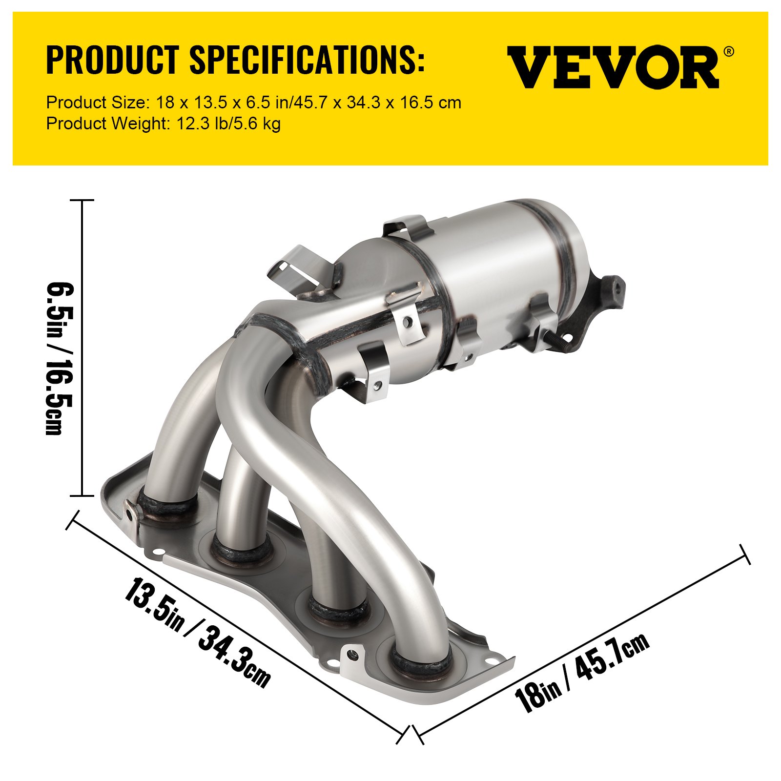 VEVOR Catalytic Converter Compatible with 2002, 2003, 2004, 2005, 2006 Toyota Camry & Solara 2