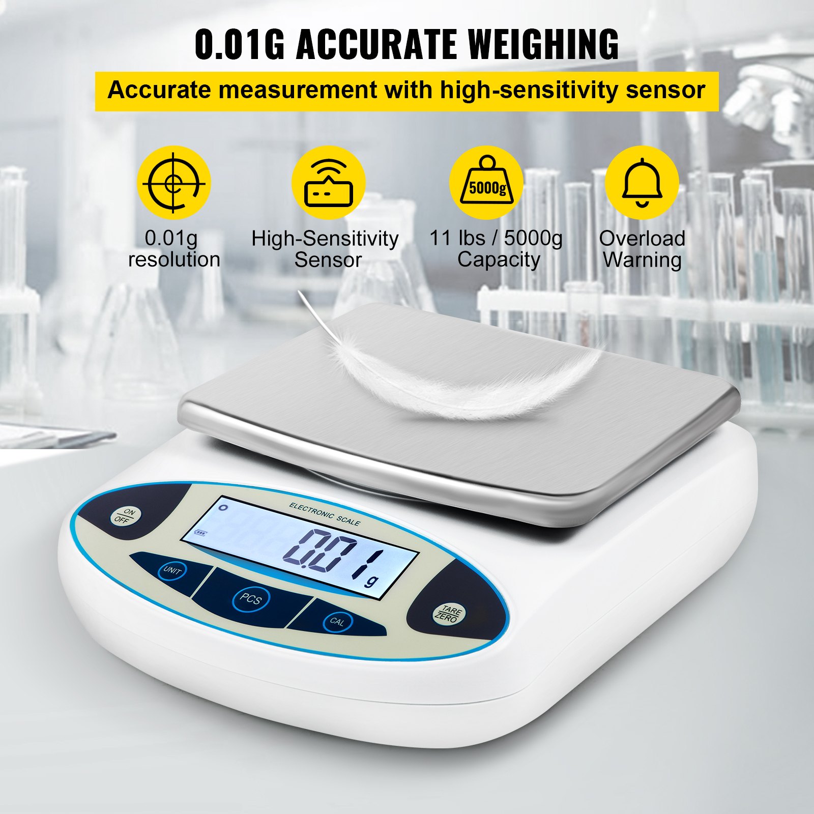Ohaus Scale 5000g Gram Scale 5000g X Precision Lab Scale