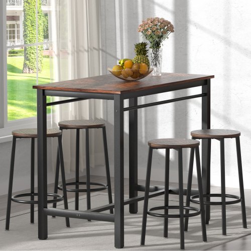 VEVOR Bar Table and Chairs Set 43