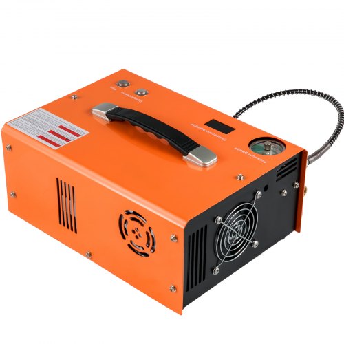 VEVOR PCP Air Compressor, 4000PSI Portable PCP Compressor, 24V DC 110V ...