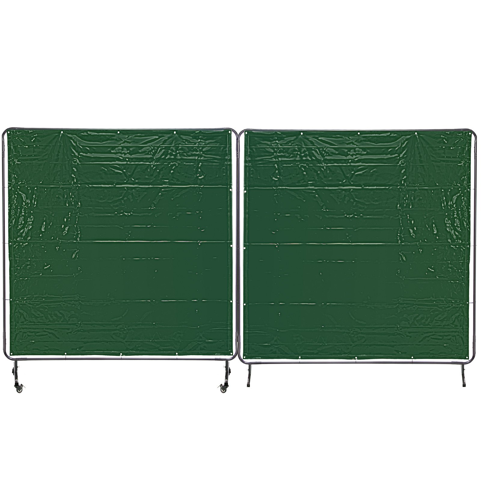 VEVOR Welding Curtain 6' x 6' Welding Screens, Flame Retardant 3 Panel