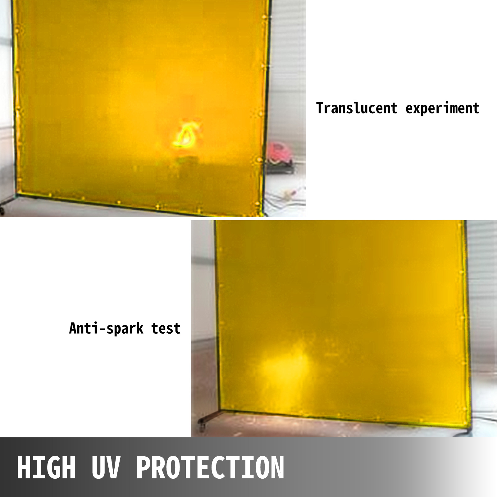 Welding Curtain Welding Screens 6' X 8' Flame Retardant Vinyl With