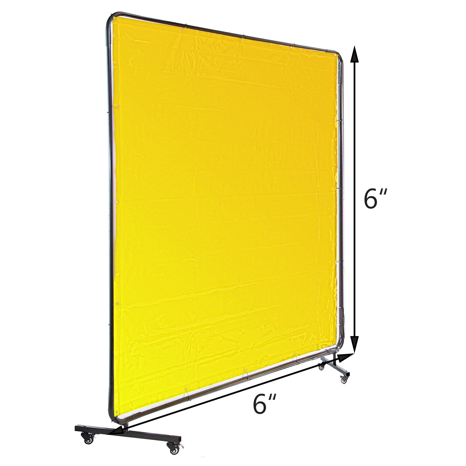 VEVOR Welding Curtain 6' x 6' Welding Screens Flame Retardant 3 Panel