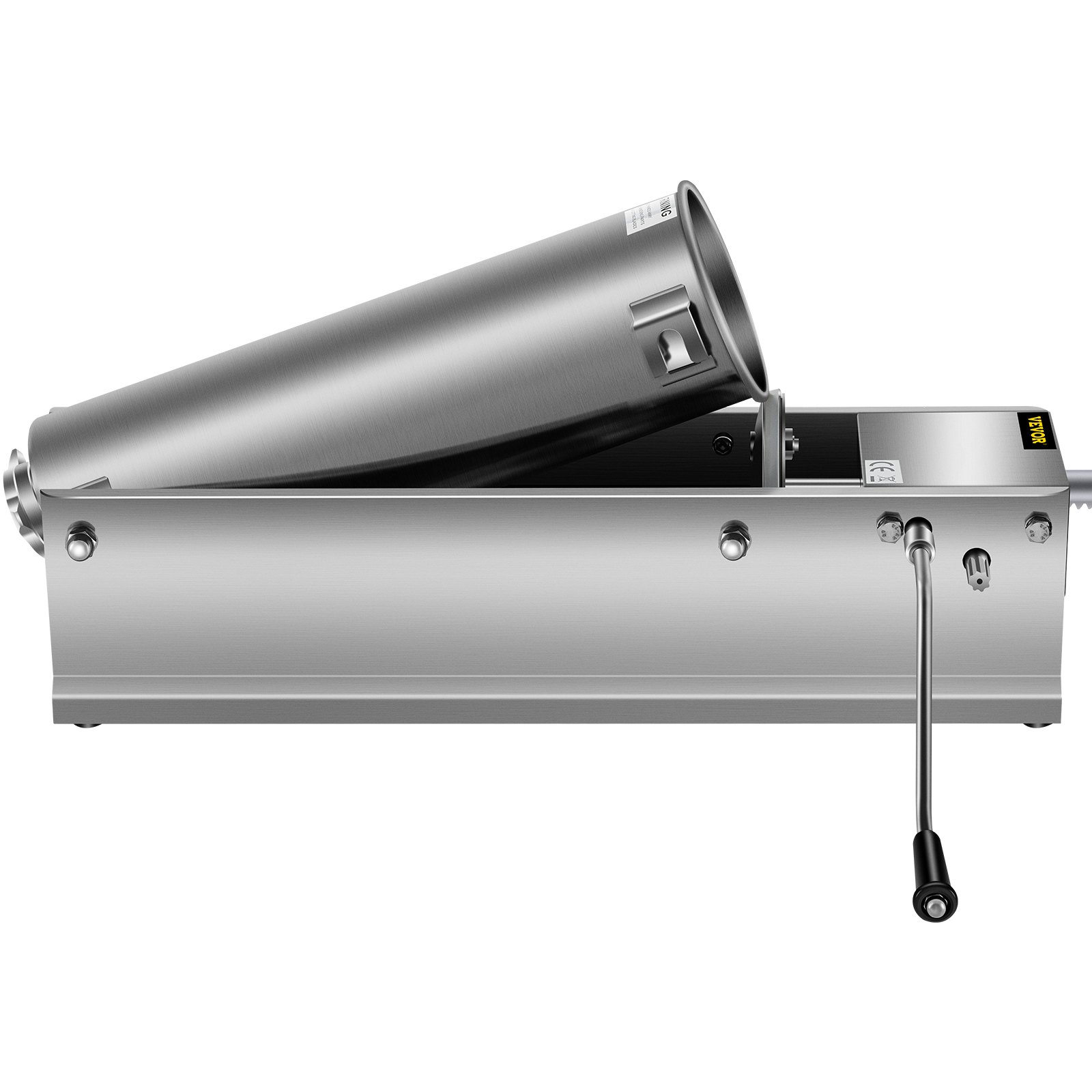 VEVOR Horizontal Sausage Stuffer 7L/15Lbs Manual Sausage Maker With 5 Filling Nozzles Sausage