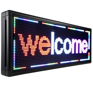 LED Scrolling Sign P10 Red White Pink 40