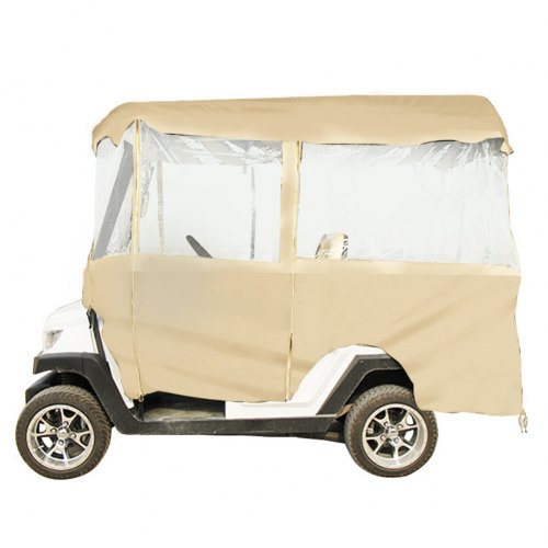 VEVOR Golf Cart Enclosure, 4-Person Golf Cart Cover, 4-Sided Fairway ...