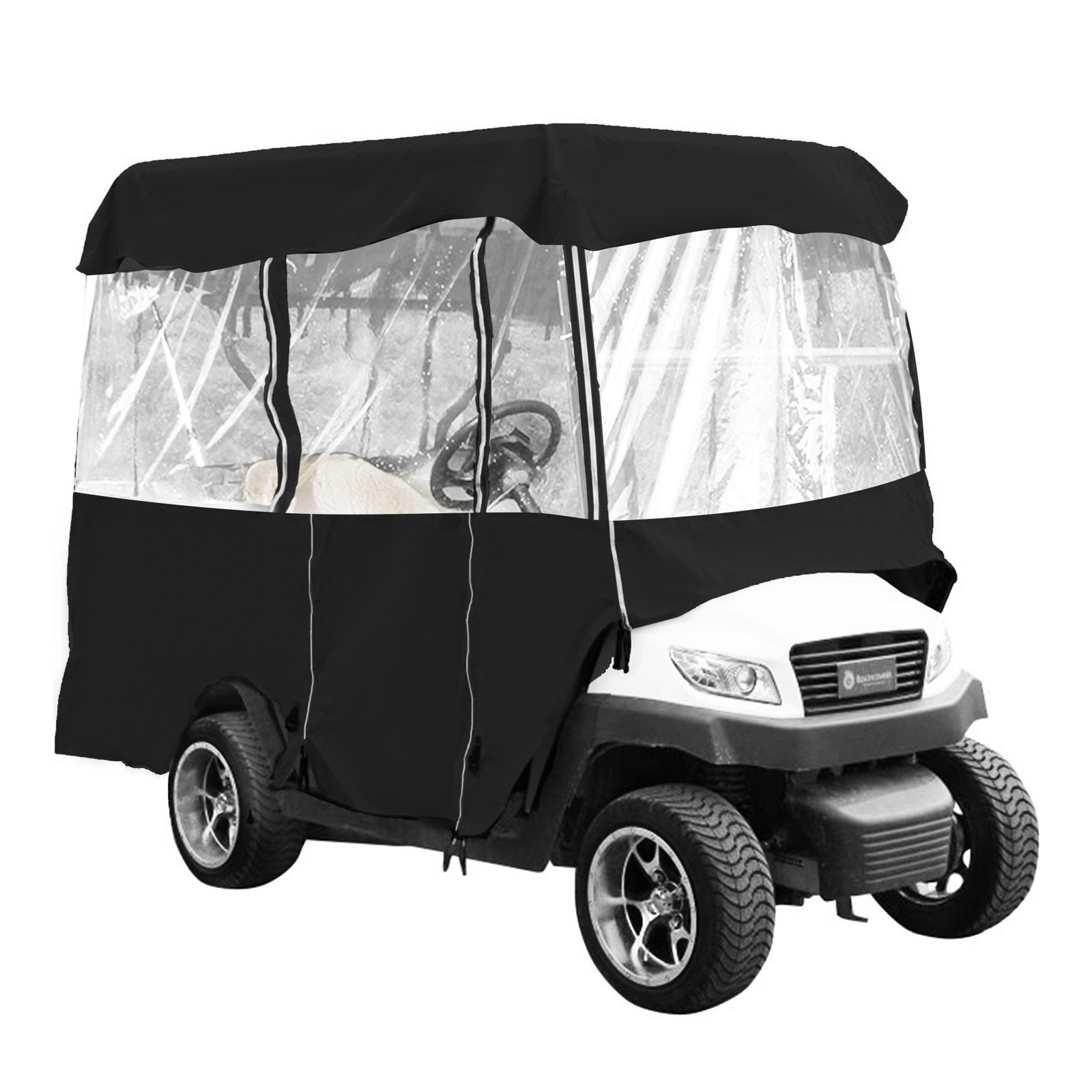 VEVOR Golf Cart Enclosure, 4Person Golf Cart Cover, 4Sided Fairway