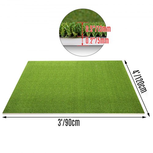 New 3x4Ft Backyard Golf Mat Residential Training Hitting Pad VEVOR US