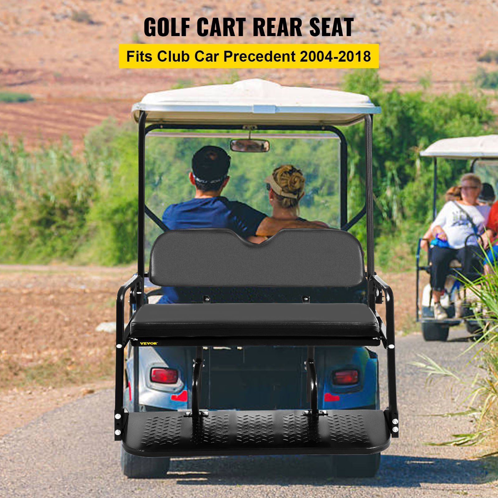 VEVOR Golf Cart Rear Seat, Club Car Rear Seat for 20042018 Club Car