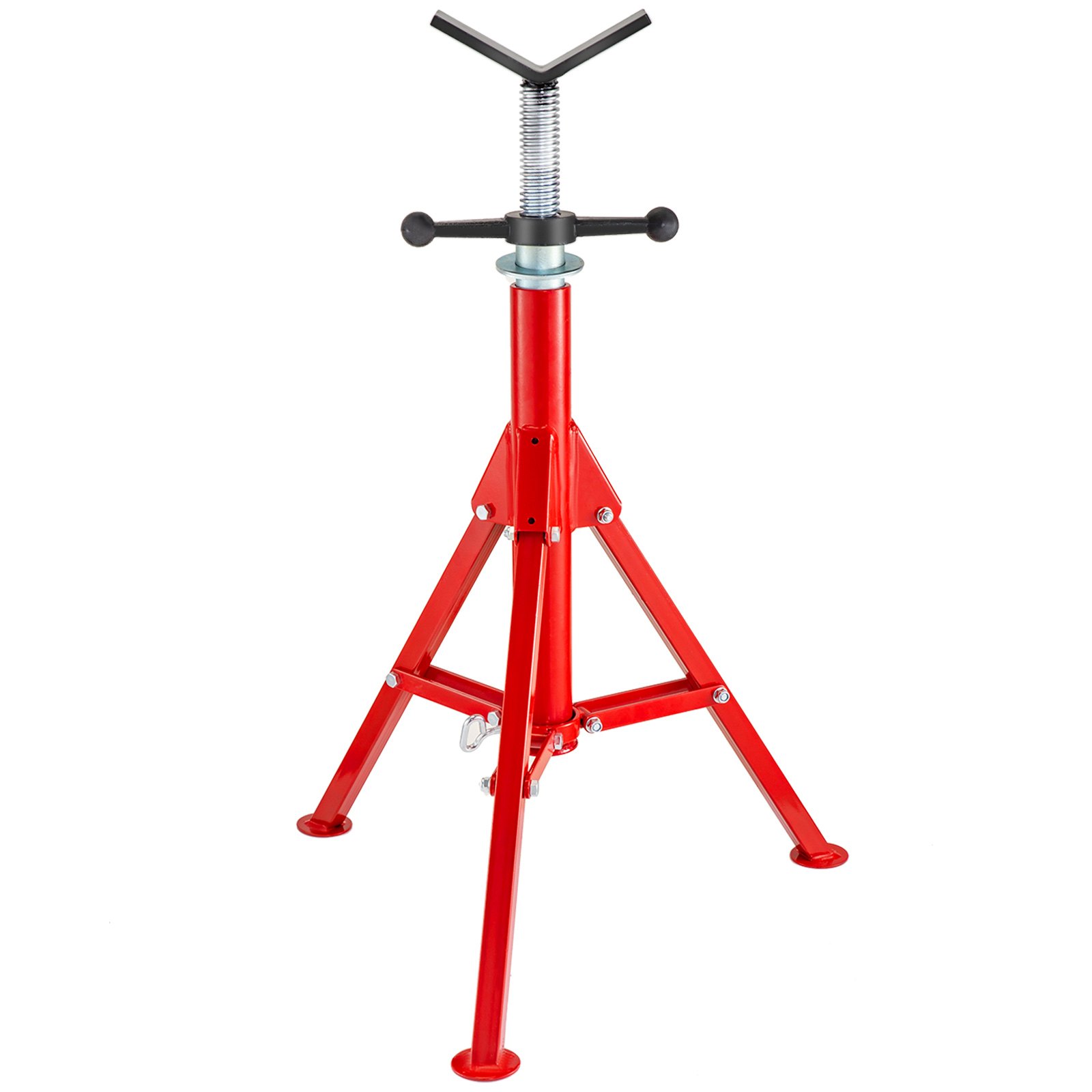 VEVOR V Head Pipe Stand Adjustable Height 2852 Inch, Pipe Jack Stands