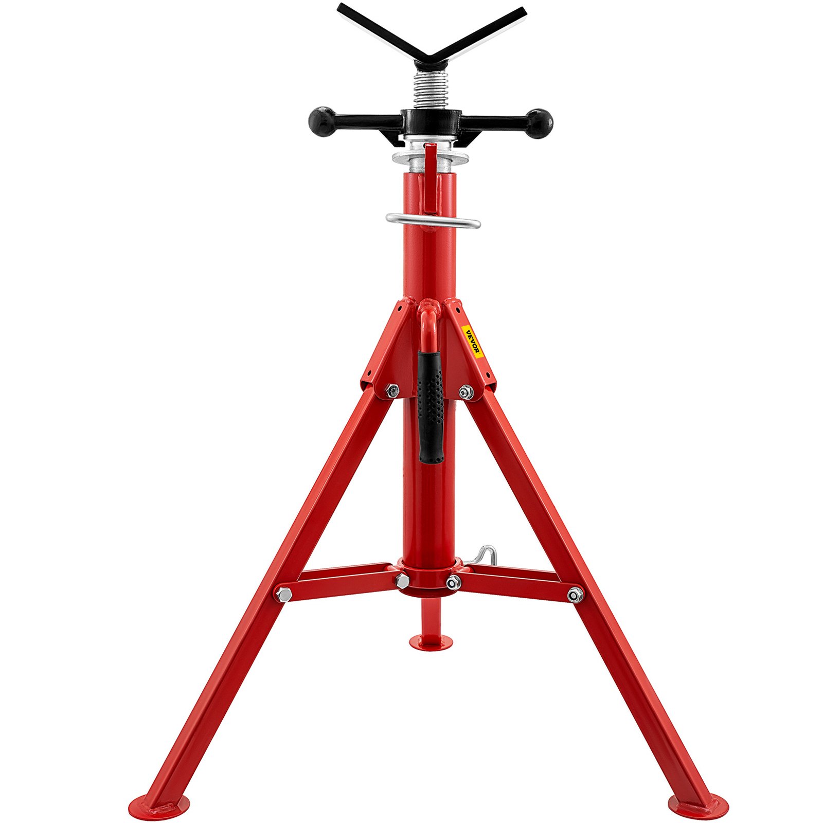 VEVOR V Head Pipe Stand 1/8"12" Capacity,Adjustable Height 28"52 ,Pipe Jack Stands 2500 lb