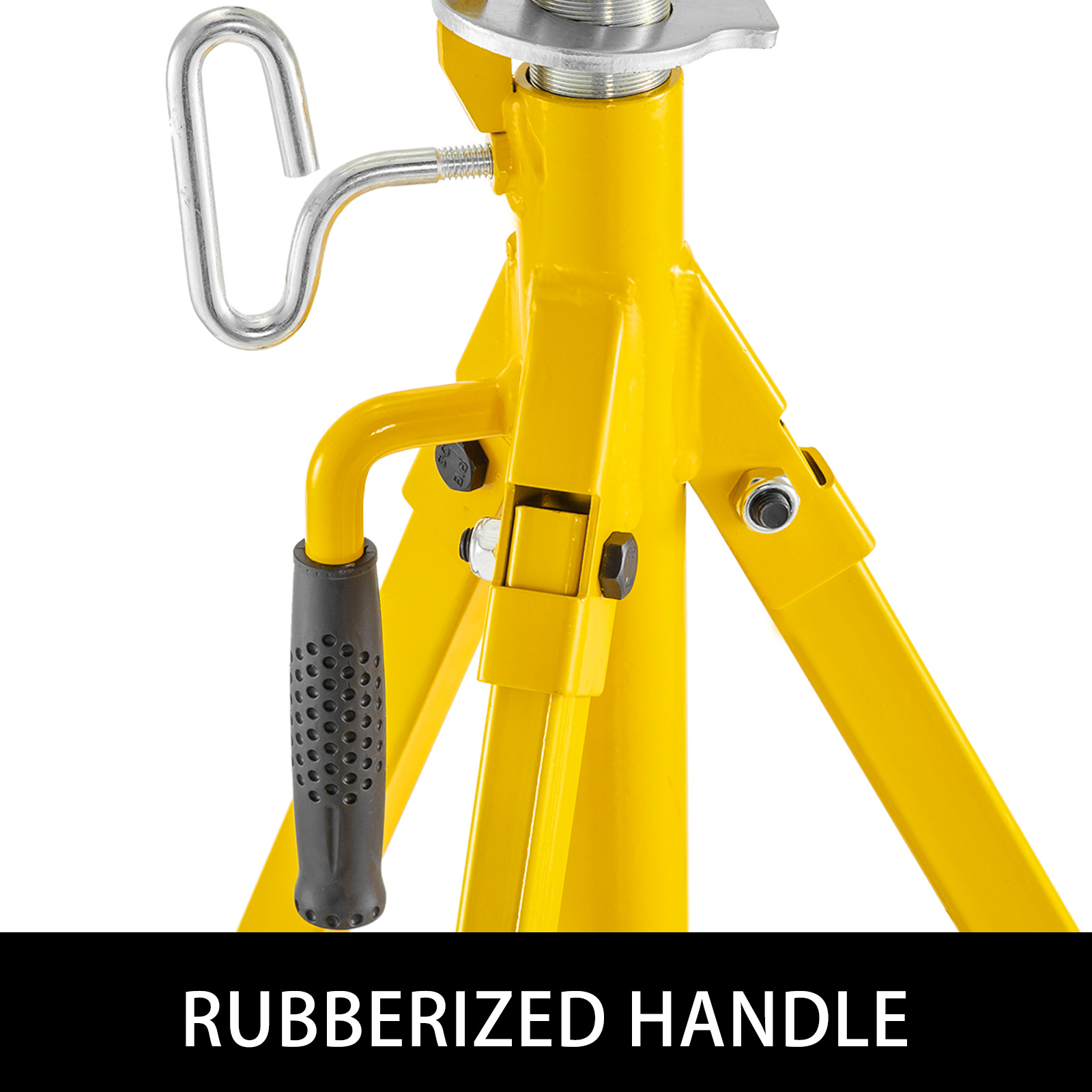 Pipe Stand Foldajack Roller Head, Pipe Capacity 12", Height 32" To 55