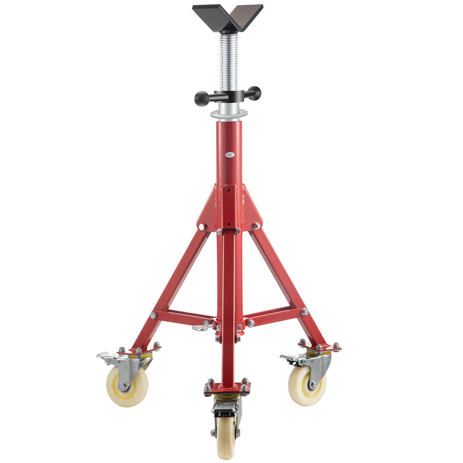 Vevor Pipe Stand Foldajack Vhead 2852 Inch Height 12" Pipe 882 Lb W