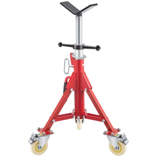 VEVOR Pipe Stand, Pipe Jack Stand, V Head Pipe Stand Adjustable Height