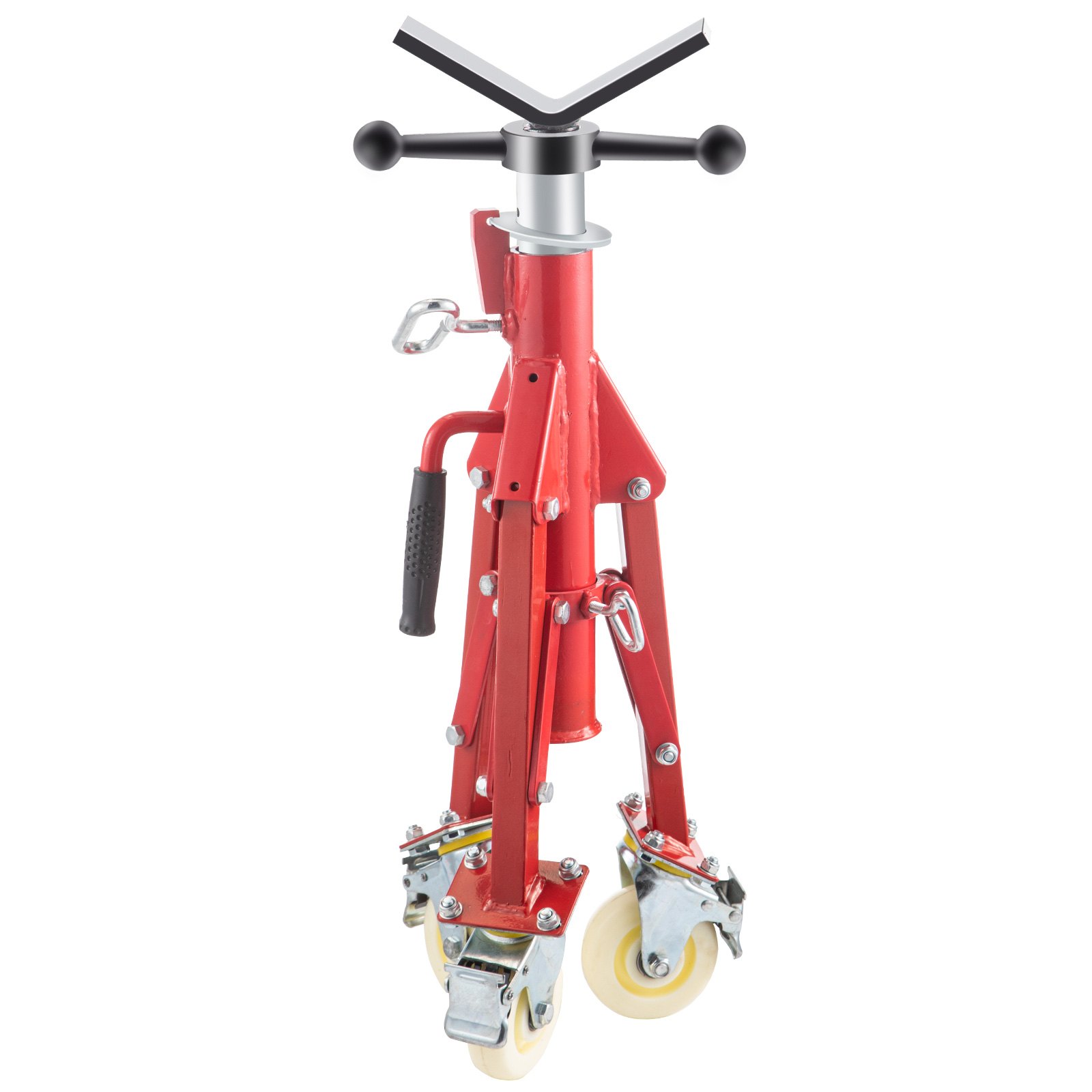 VEVOR Pipe Stand, Pipe Jack Stand, V Head Pipe Stand Adjustable Height