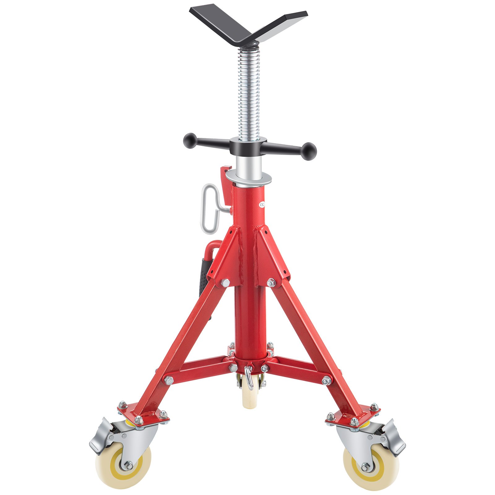 VEVOR Pipe Stand, Pipe Jack Stand, V Head Pipe Stand Adjustable Height