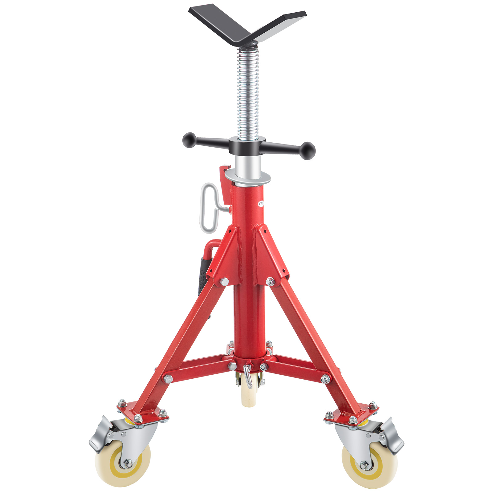 VEVOR Pipe Stand, Pipe Jack Stand, V Head Pipe Stand Adjustable Height ...