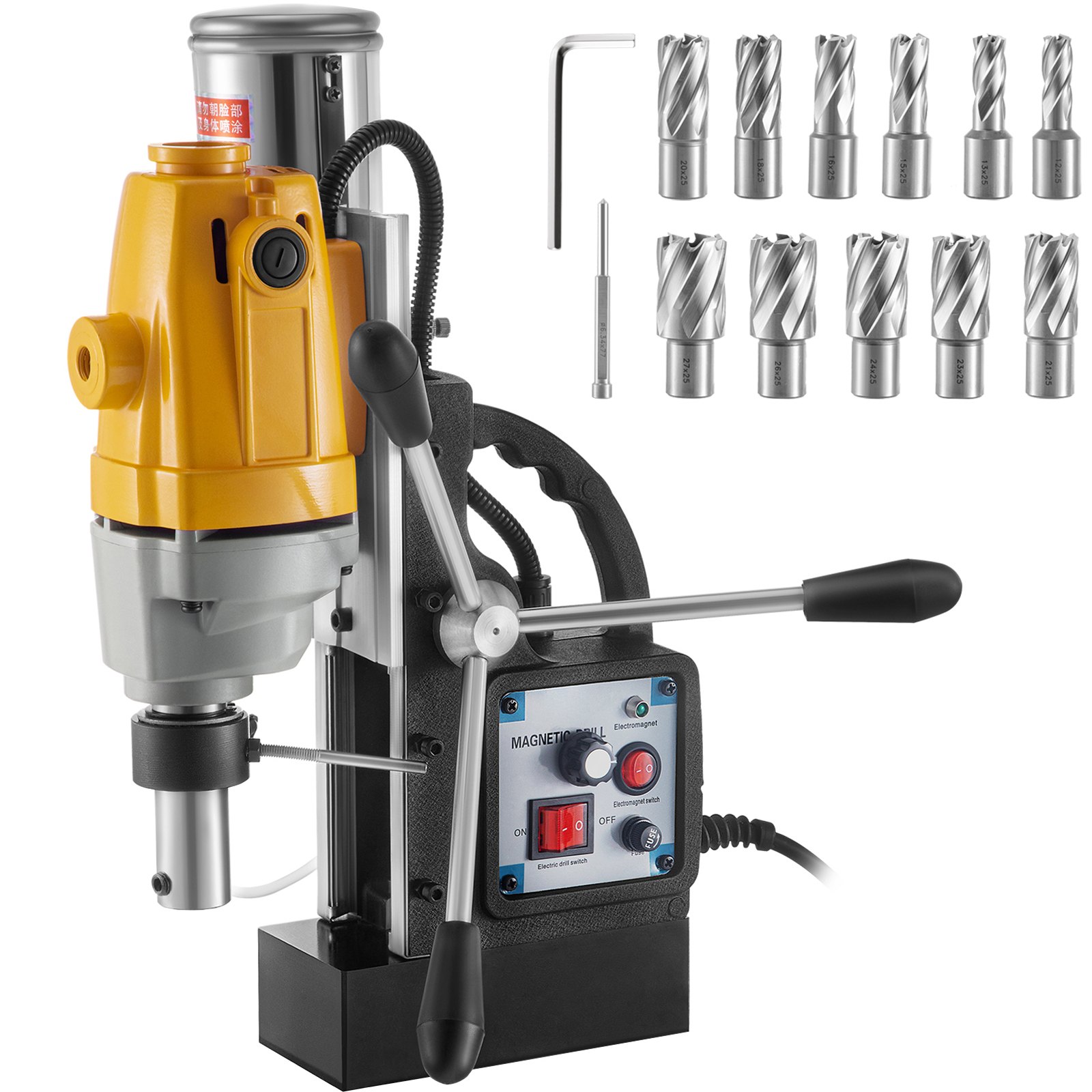 VEVOR Mag Drill, 550RPM Noload Speed Drill Press, 2.16