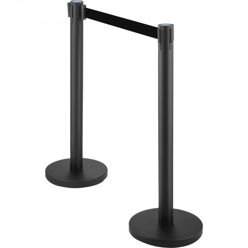 VEVOR Crowd Control Stanchion, Set of 6 Pieces Stanchion Set, Stanchion ...