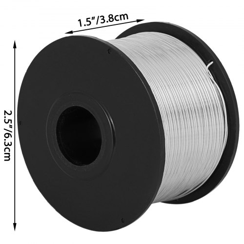 VEVOR Rebar Tie Wire Coil 10 Rolls, 1/32" 0.8mm Rebar Wire Tie Tool