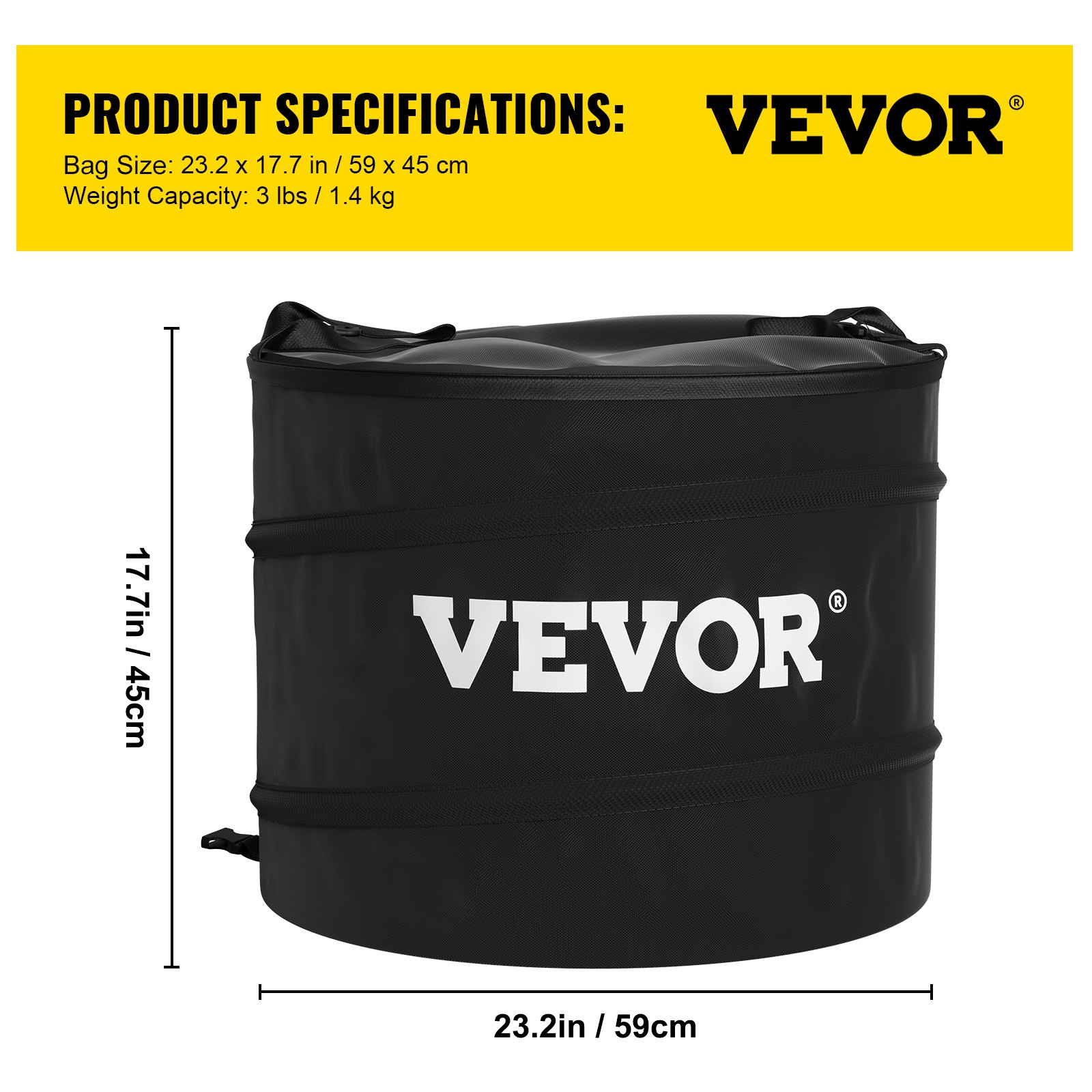VEVOR VEVOR Dry Trimmer Handheld Trim Bag w/ Scissors Ratchet Hangers