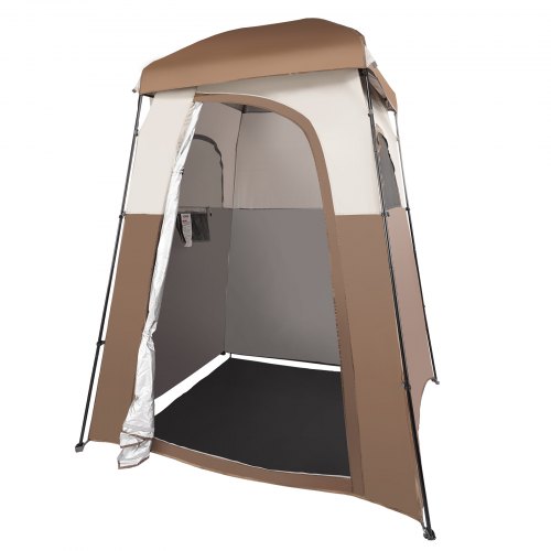 VEVOR Camping Shower Tent 66 x 66 x 87 1 Room Oversize Outdoor Portable Shelter Privacy Tent with Detachable Top Pockets Hanging Rope and Clothesline for Dressing Changing Toilet Bathroom VEVOR CA