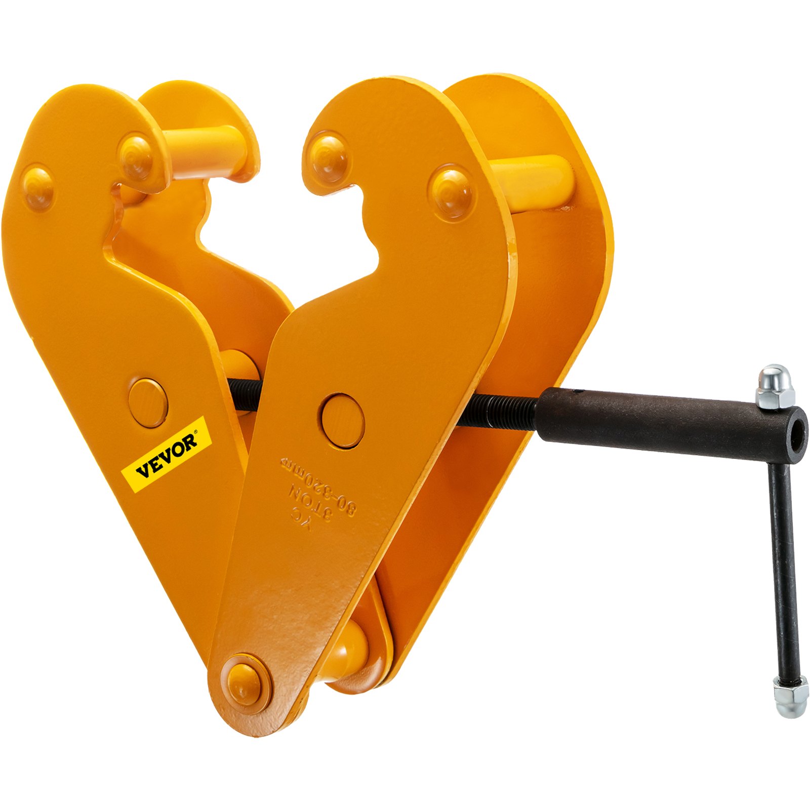 VEVOR Beam Clamp 4400lbs/2ton Capacity, I Beam Lifting Clamp 3inch ...