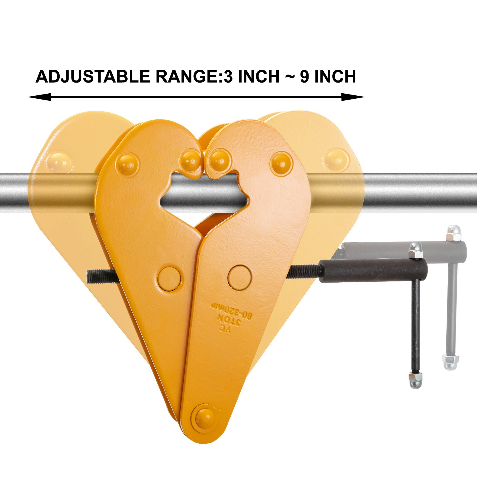 Beam Clamp I Beam Lifting Clamp 4400lbs/2tonheavy Duty Beam Hangers In