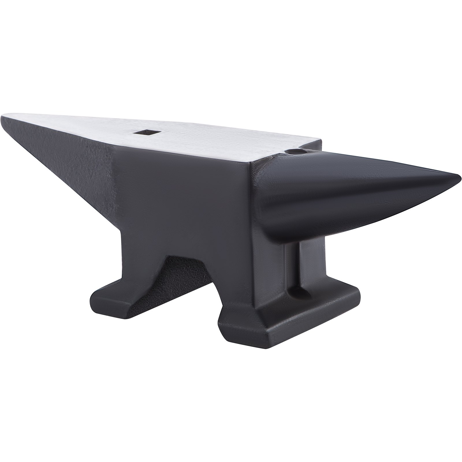 VEVOR Cast Iron Anvil, 110 Lbs(50kg) Single Horn Anvil with Large ...