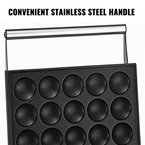 VEVOR Mini Dutch Pancake Maker, 1.7Inch Diameter Mini Pancake