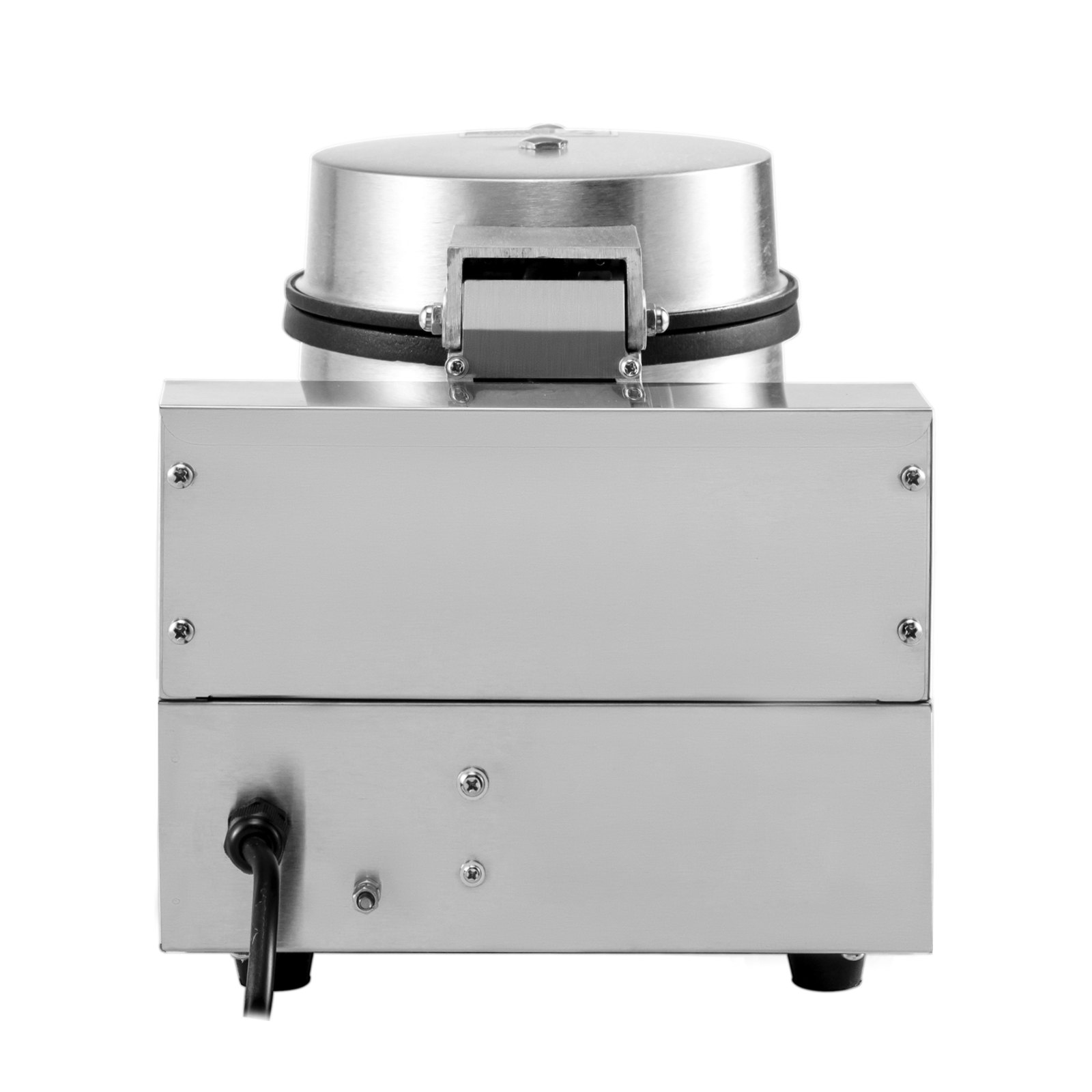 VEVOR Commercial Round Waffle Maker Nonstick 1100W Stainless Steel 110V