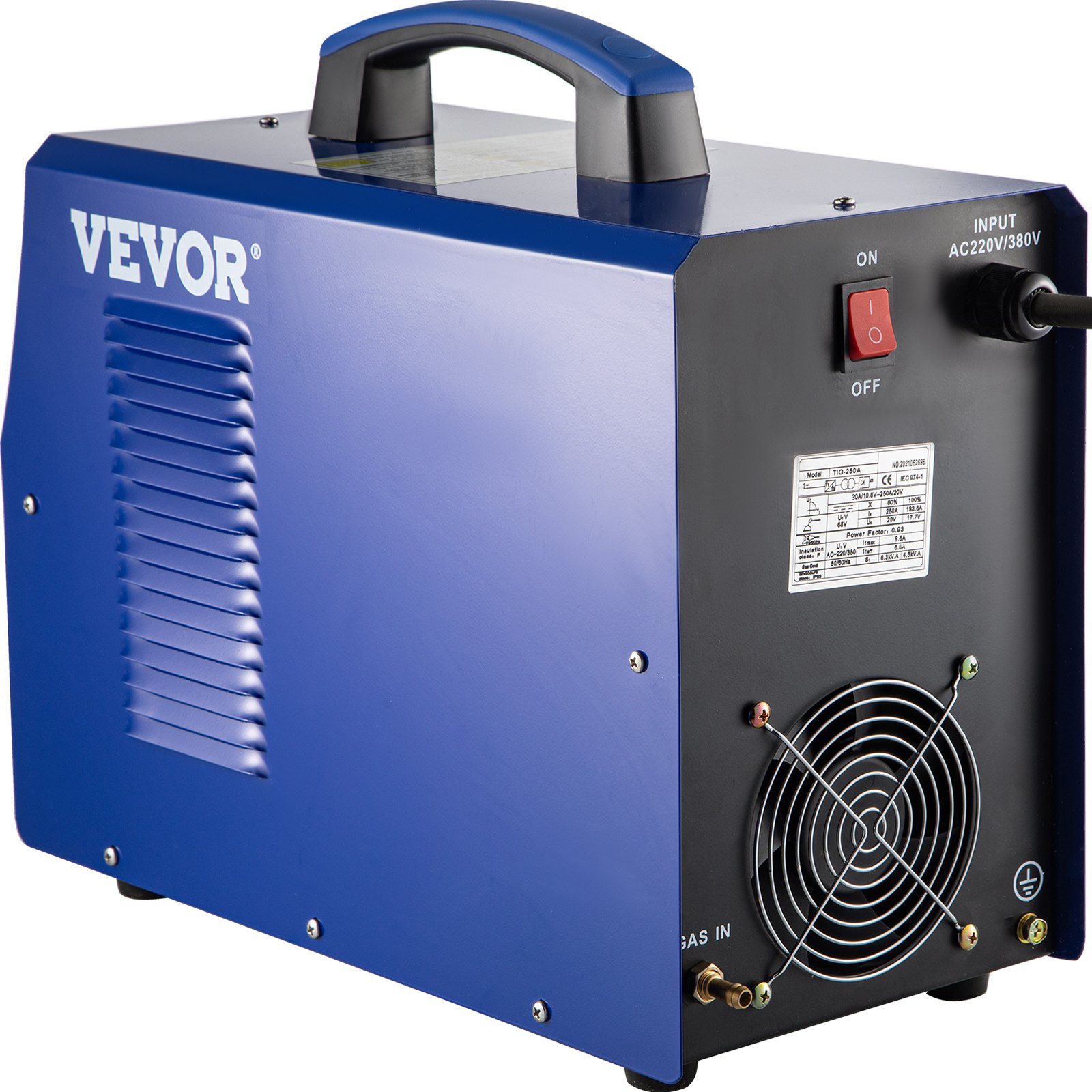VEVOR TIG Welder AC/DC, 3 in 1 TIG/MMA/ARC Welding Machine with 110