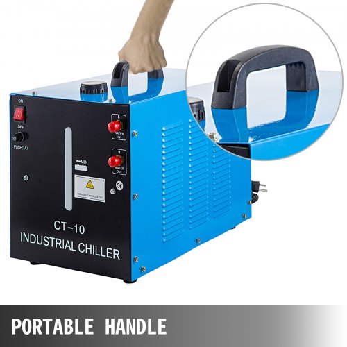 VEVOR Tig Cooler 10L Tig Water Cooler 110V Water Cooled Tig Torch 350A