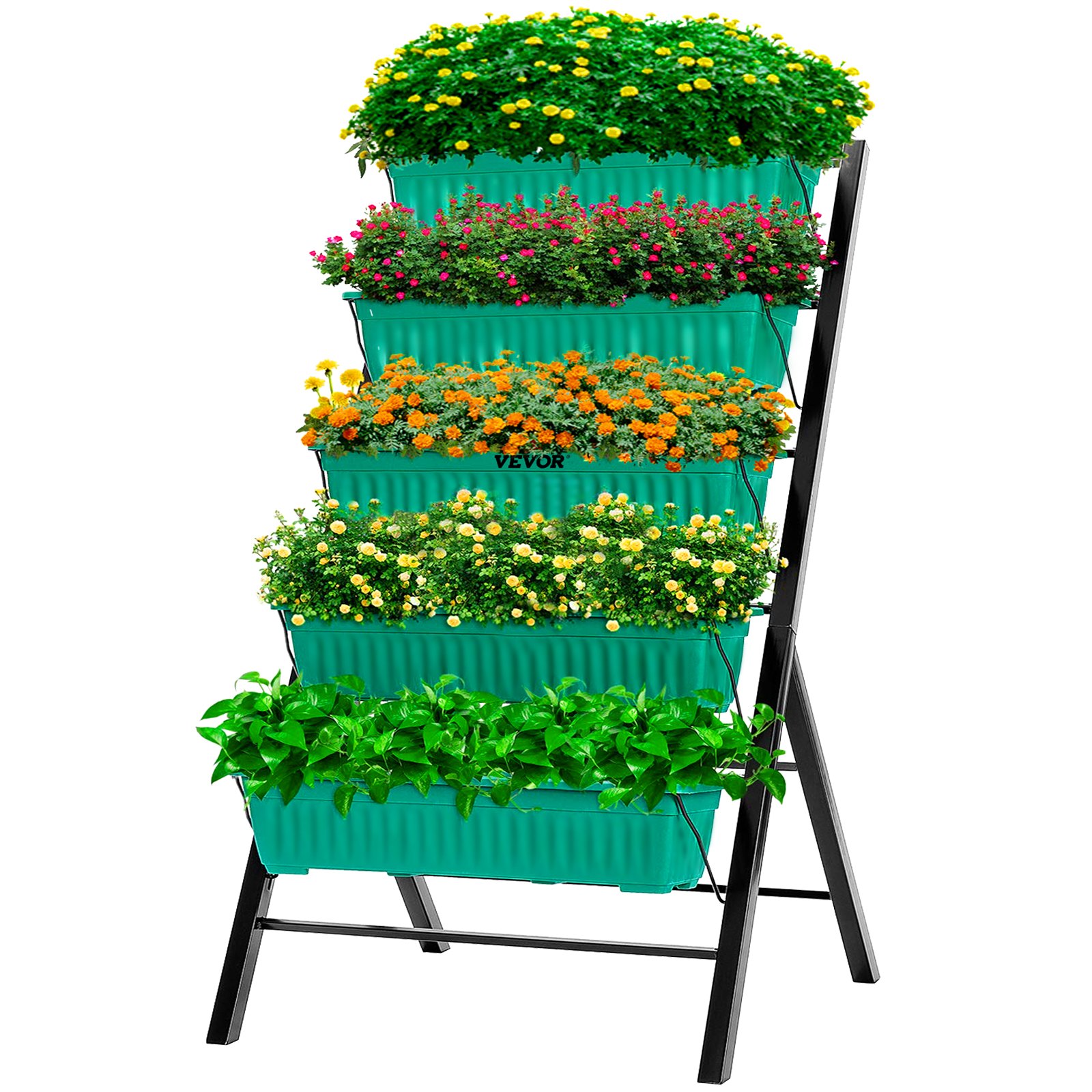 VEVOR Vertical Garden Planter 4 Feet Vertical Planters Outdoor with 5