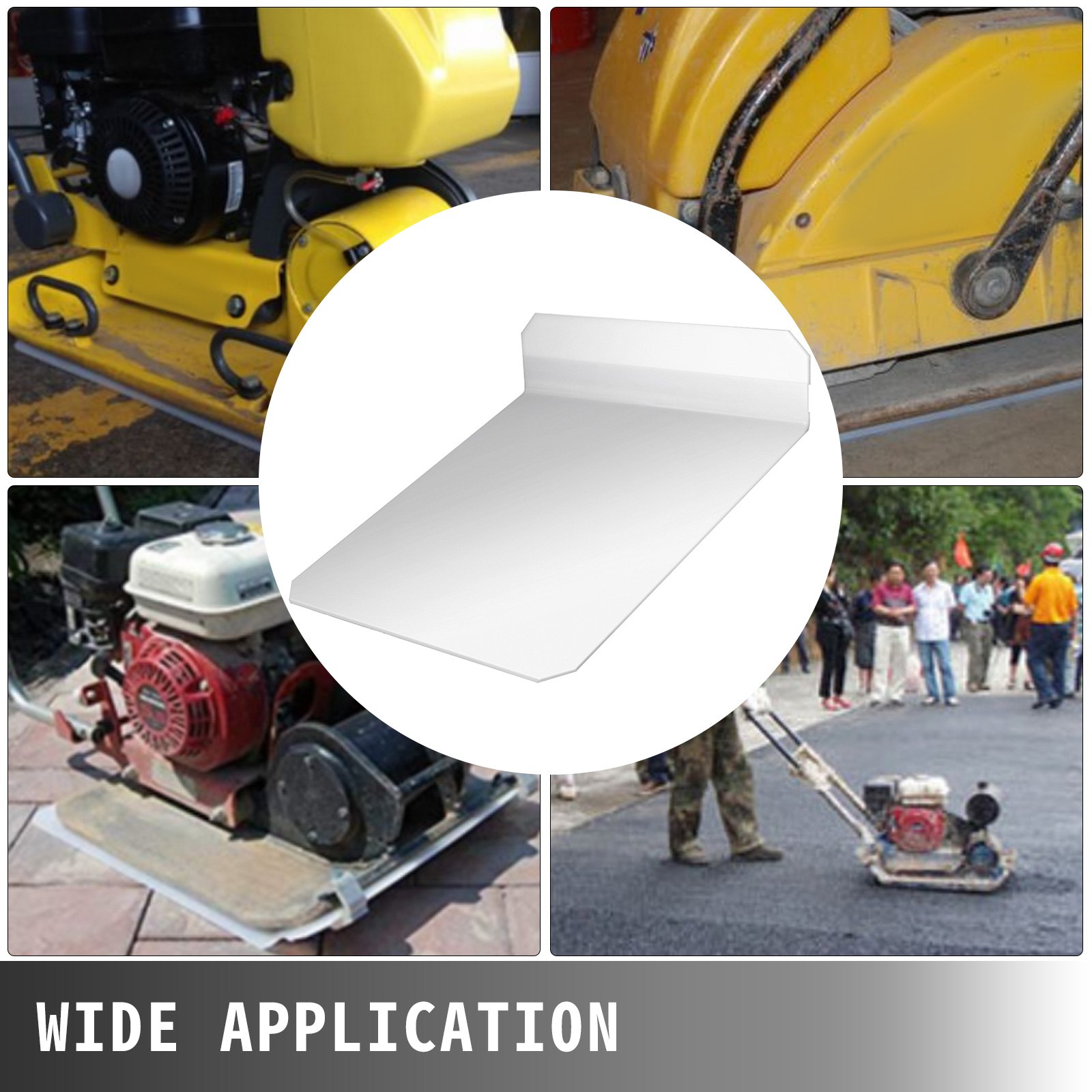 VEVOR Plate Compactor Pad Plate Compactor Tamper Pad Plate Tamper Pad ...