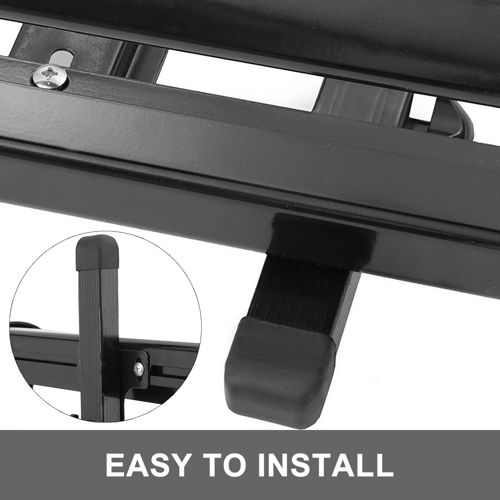 VEVOR Large Black Aluminium Roof Rack Basket Tray Luggage Cargo Carrier