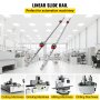 HSR15 Linear Rail Slide 1500mm With 4 Square Bearing Blocks - 15mm Guide, Steel