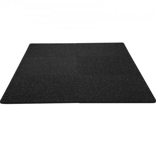 VEVOR 6 PCS 1/2 inch Thick Gym Floor Mats, 24" x 24" EVA Foam & Rubber