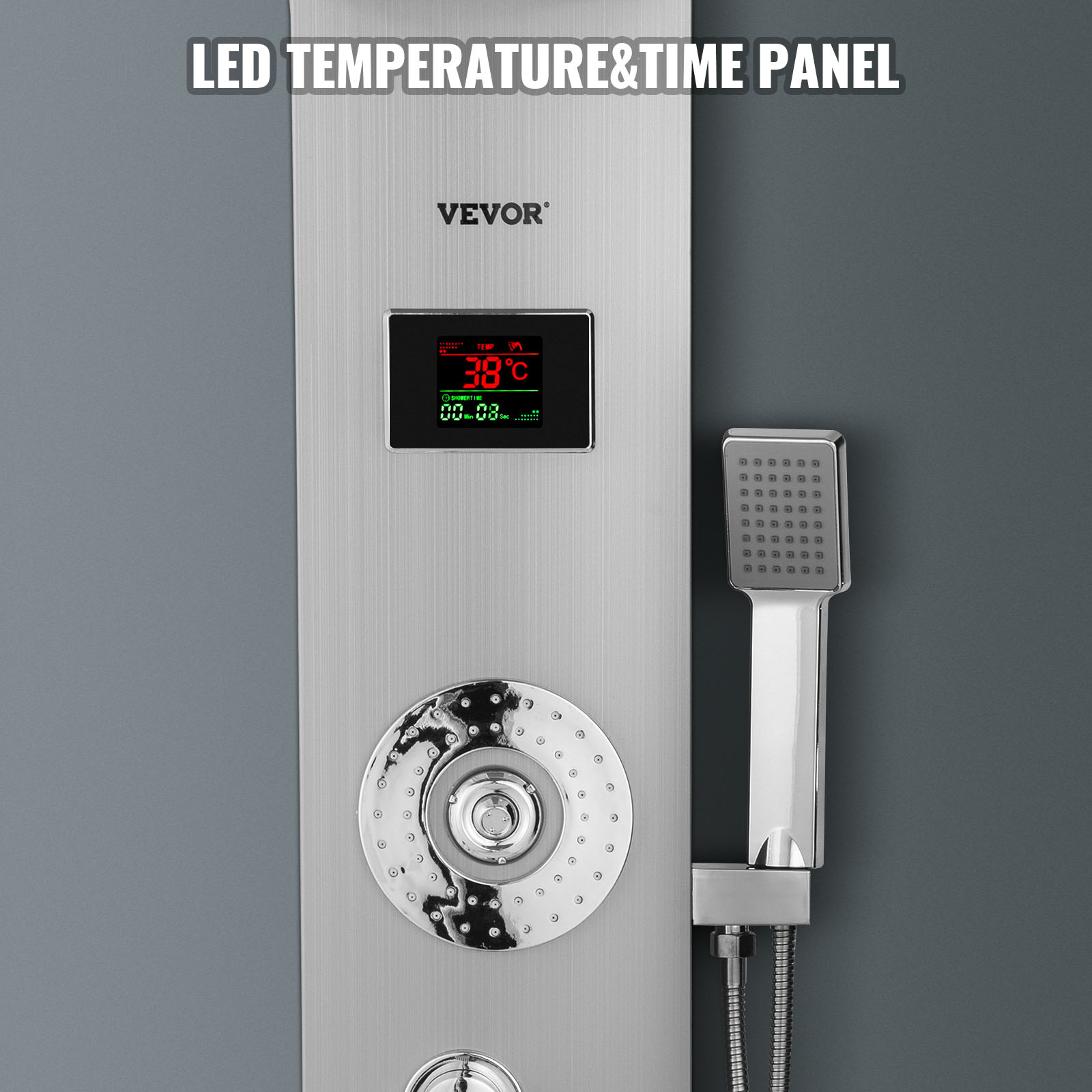 FUZ LED Shower Panel Tower Syste,Hydroelectricity Display ulti