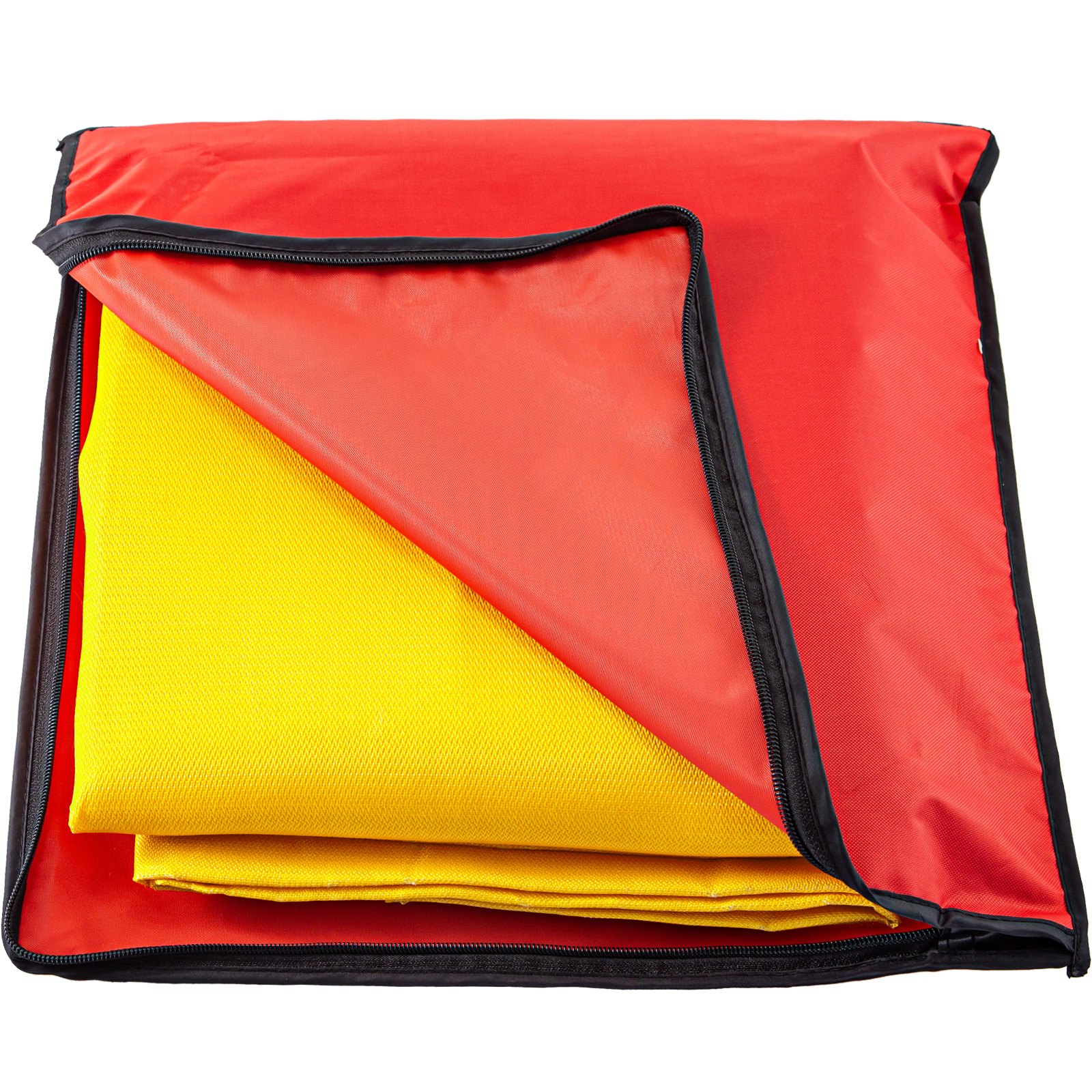 VEVOR 10 x 10 Ft Welding Blanket Gold Fiberglass Blanket Portable Fiberglass Fire Retardant